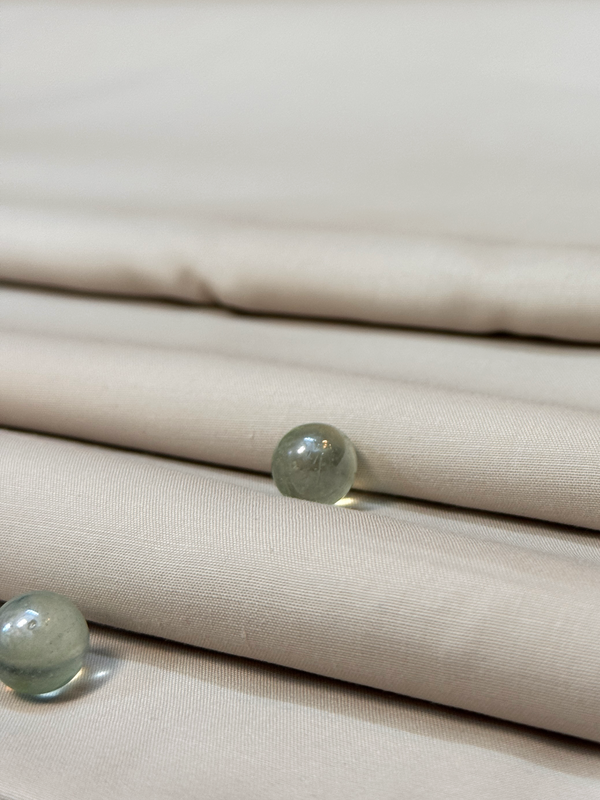 Luxe No-Iron Wash & Wear | Light Biege